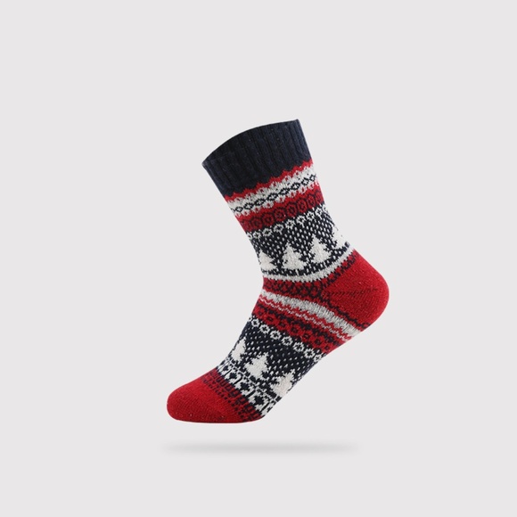 5 Pairs Womens Vintage Socks Cony Hair Warm Socks - Picture 6 of 8